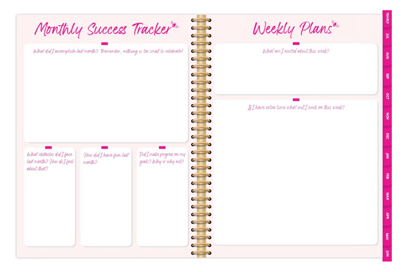 Digital TOP Planner for July 2025 - June 2026