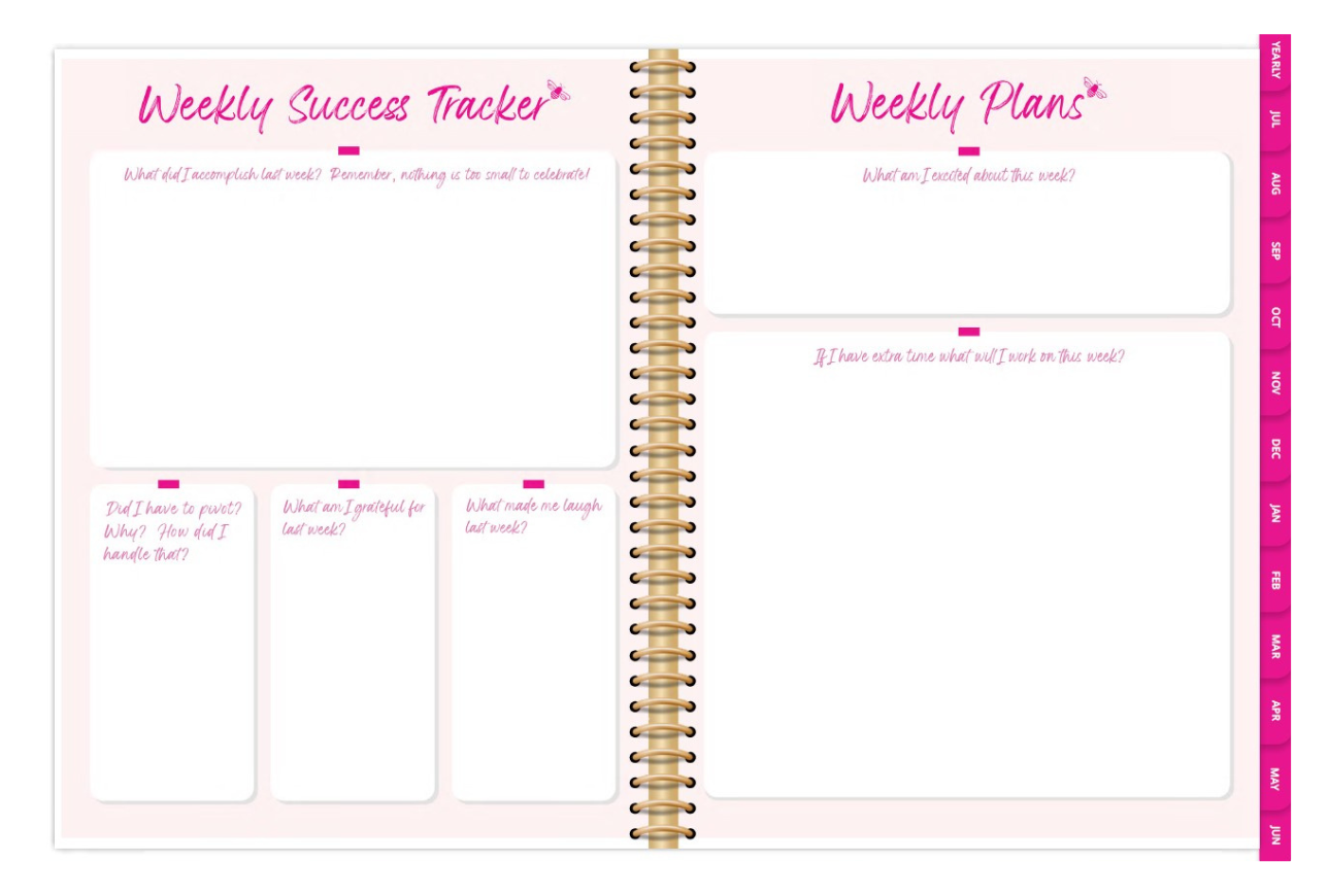 Digital TOP Planner for July 2025 - June 2026