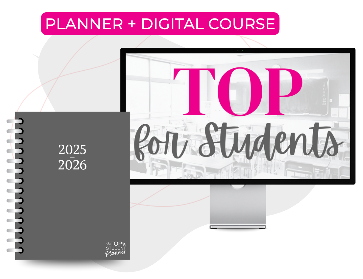 Grey TOP Student Planner Bundle | 2025-2026 School Year
