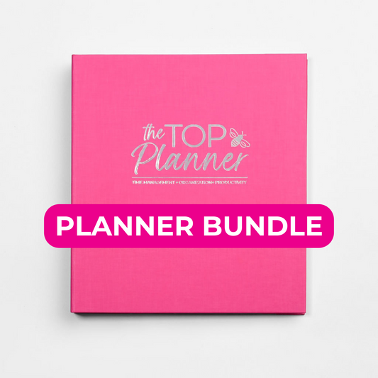 Hot Pink Full Size TOP Planner Bundle