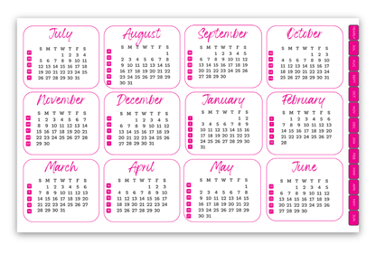 Digital TOP Planner for July 2026 - June 2027