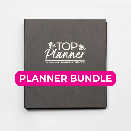 Charcoal Full Size TOP Planner Bundle