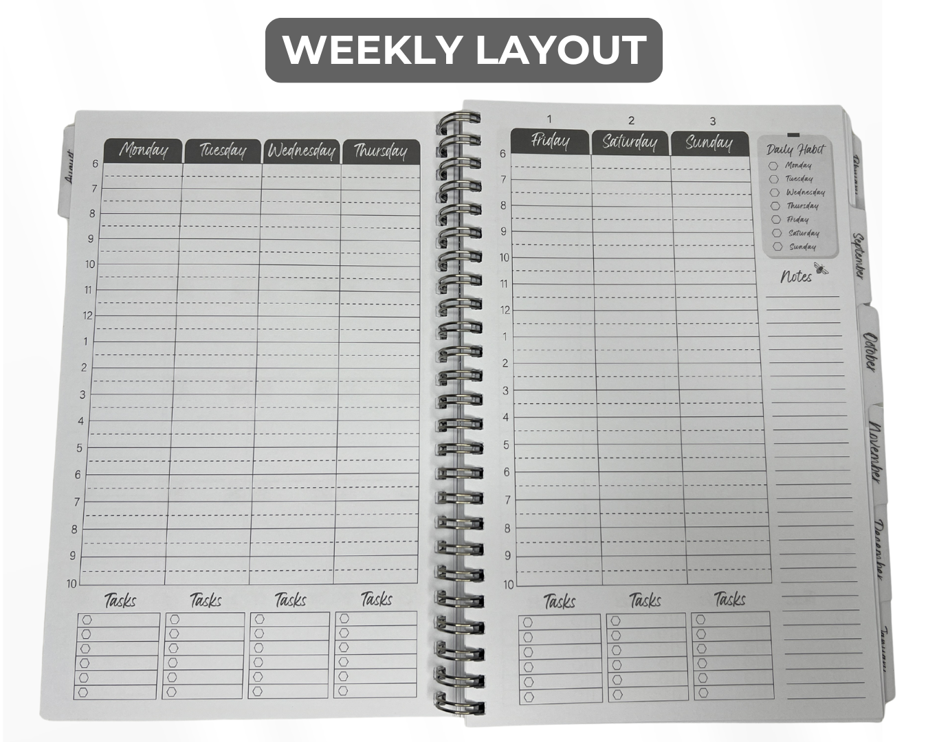 Grey TOP Student Planner | 2025-2026 School Year