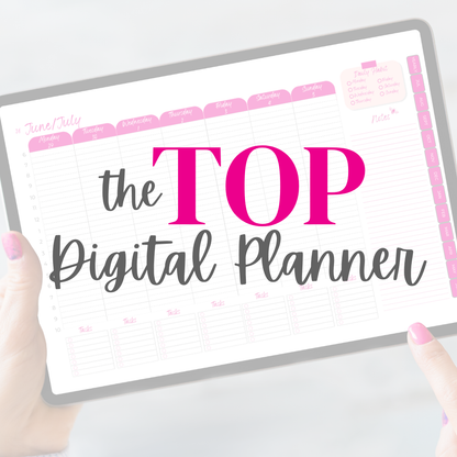 Digital TOP Planner for July 2026 - June 2027