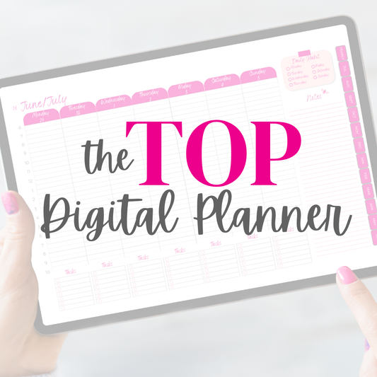Digital TOP Planner for July 2026 - June 2027
