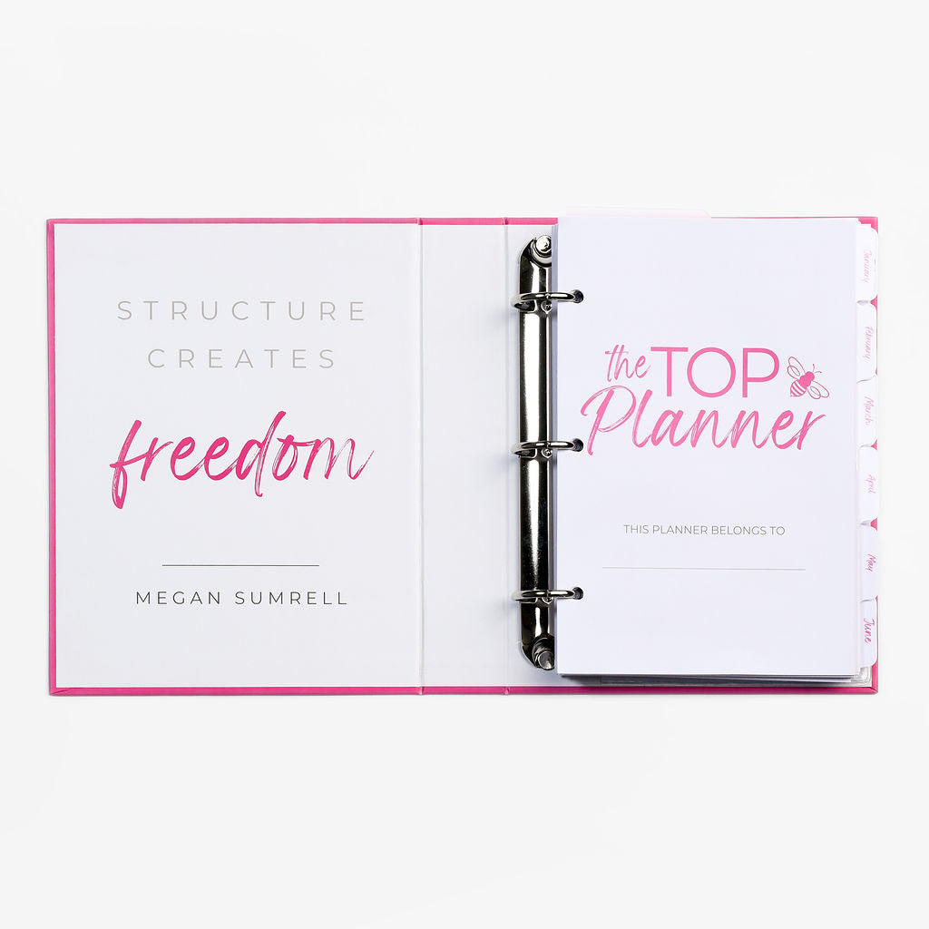 Hot Pink Standard TOP Planner Bundle