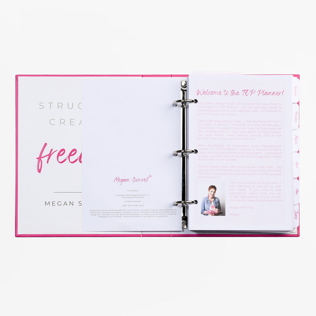 Light Pink Full Size TOP Planner Bundle