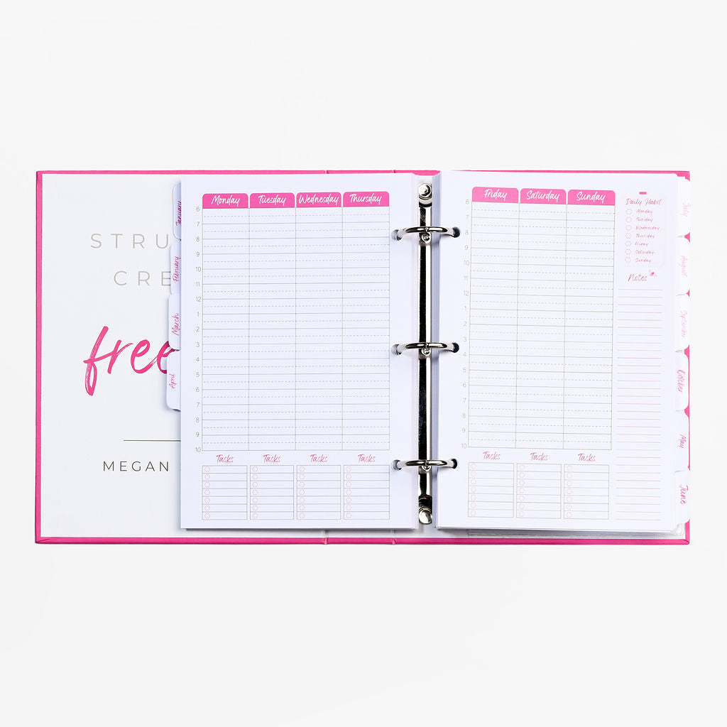 Hot Pink Standard TOP Planner Bundle