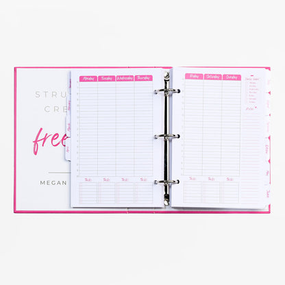 Hot Pink Standard TOP Planner Bundle